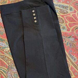 Chico's Black Ankle Pants with Button Detail
Brand new